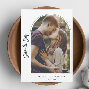 Modern Photo Arch Wedding Save The Date