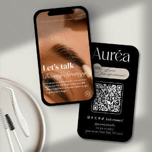 Modern Photo Beauty Business Card