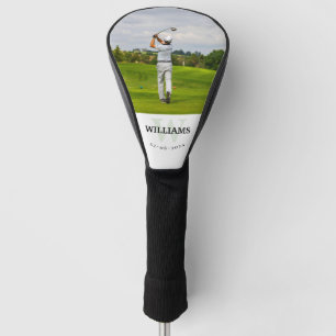 Modern Photo Best Dad By Par Golf Head Cover