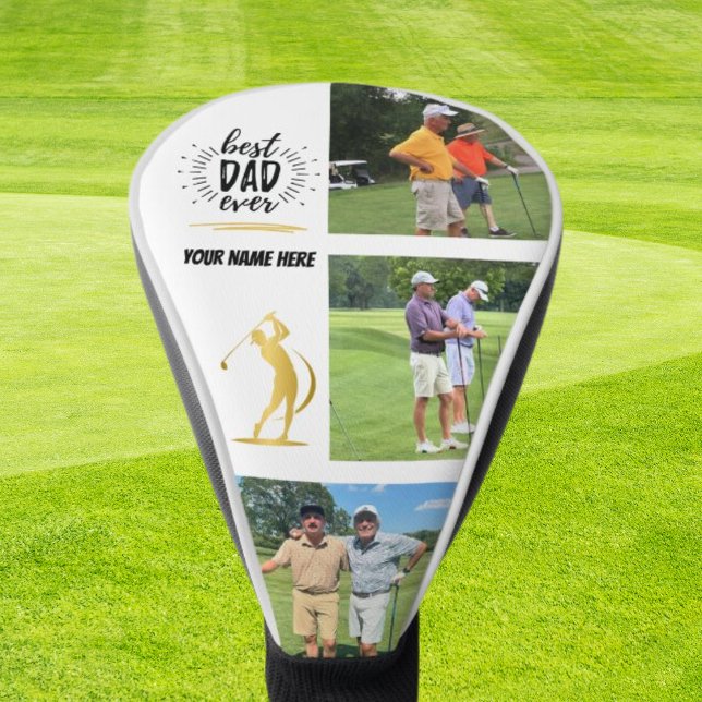 Modern Photo best Golf Gifts for Dad Head Cover (Creator Uploaded)