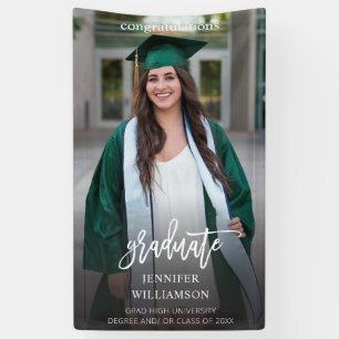 Modern Photo Calligraphy 2 Vertical Graduate Banner