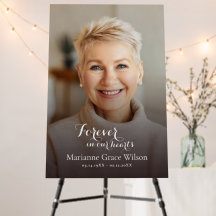 Modern Photo Celebration of Life Funeral Memorial