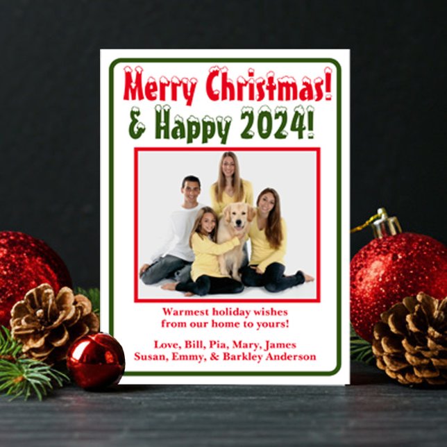 Modern Photo Christmas Card (Creator Uploaded)