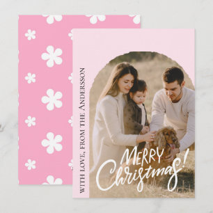 Modern Photo Christmas Holiday Card