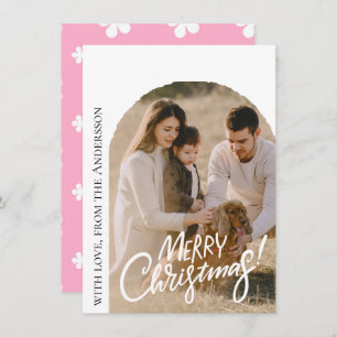 Modern Photo Christmas Holiday Card