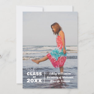Modern Photo Class 20XX Graduation Announcement