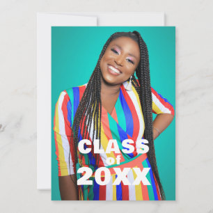 Modern Photo Class 20XX Graduation Announcement