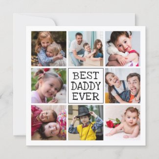 Modern Photo Collage  |  Best Daddy Ever