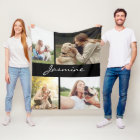 Modern Photo Collage Dog Black