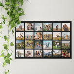 Modern Photo Collage Faux Canvas Print<br><div class="desc">Create your own personalised photo collage faux canvas print featuring 24 of your favourite photos.</div>