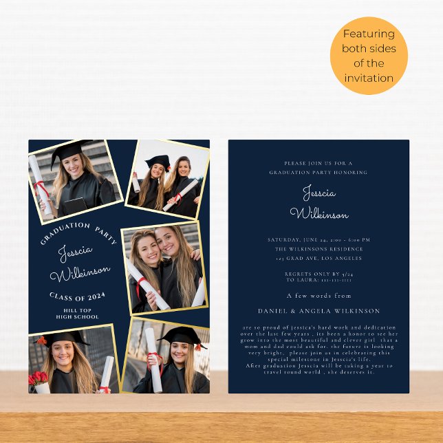 Modern photo collage graduation party (Creator Uploaded)