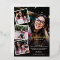Modern Photo Collage Graduation Party Gold Foil In