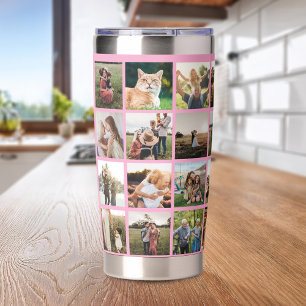 Modern Photo Collage Insulated Tumbler
