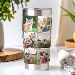 Modern Photo Collage Insulated Tumbler