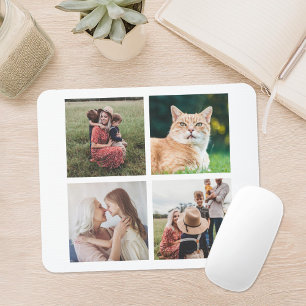 Modern Photo Collage Mouse Mat