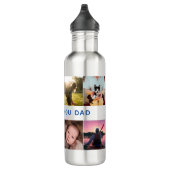 Modern Photo Collage Personalised 710 Ml Water Bottle (Right)