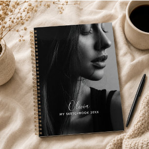 Modern Photo Collage Personalised Sketchbook Planner