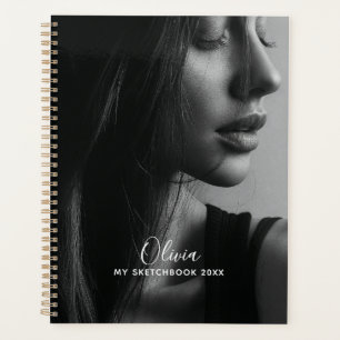 Modern Photo Collage Personalized Sketchbook Planner