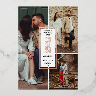 Modern Photo Collage Save The Date