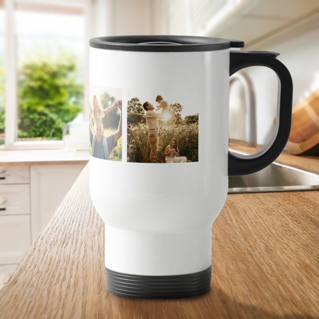 Modern Photo Collage Travel Mug (Creator Uploaded)