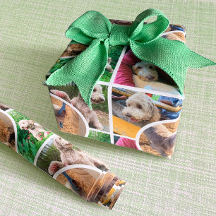 Modern Photo Collage  Wrapping Paper
