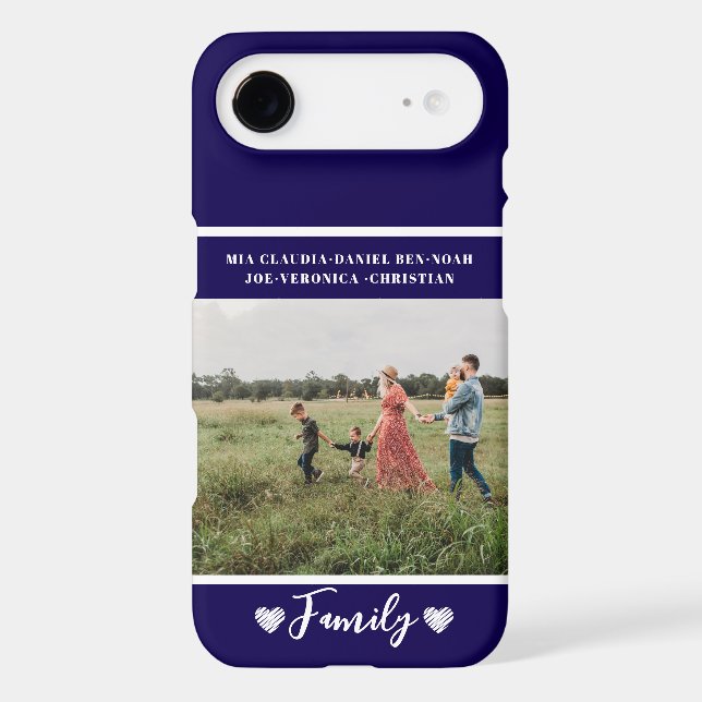 Modern Photo Colourful Navy Blue (Back)