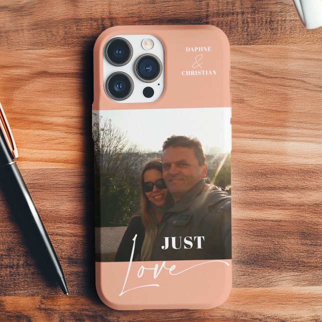 Modern Photo Colourful Peach  Case-Mate iPhone Case (Creator Uploaded)