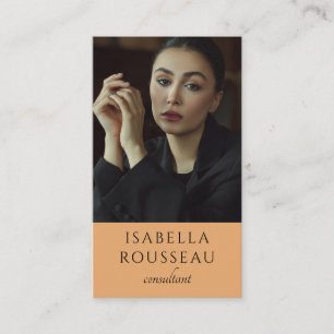 Modern Photo Consultant Business Card