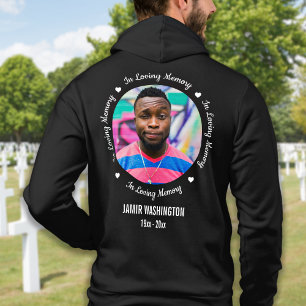 Modern Photo Custom Memorial In Loving Memory Hoo Hoodie