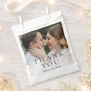 Modern Photo Editorial Wedding Favour Bags