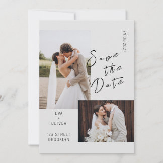 Modern Photo Emotional Stylish Wedding Invitation