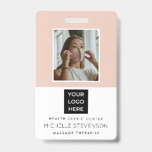 Modern Photo Employee ID Badge