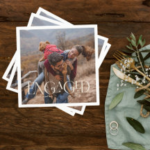 Modern Photo Engagement Editable Colour Overlay