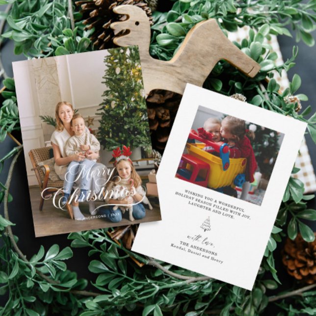 Modern Photo Family Christmas Card (Creator Uploaded)