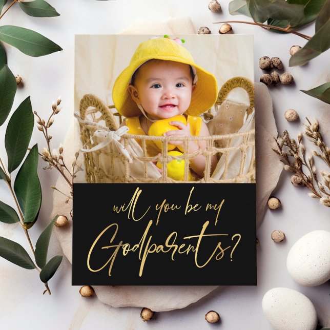 Modern Photo Godparents Proposal (Creator Uploaded)