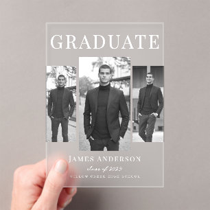 Modern Photo Graduate Announcement