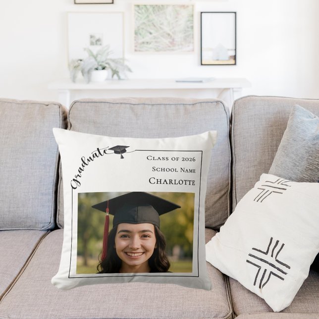 Modern photo Graduate Cushion (Creator Uploaded)