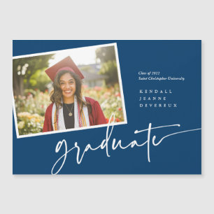 Modern Photo Graduate Snapshot Announcement