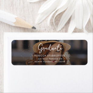 Modern Photo Graduation 2025 Return Address