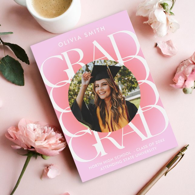 Modern  Photo Graduation Announcement (Creator Uploaded)