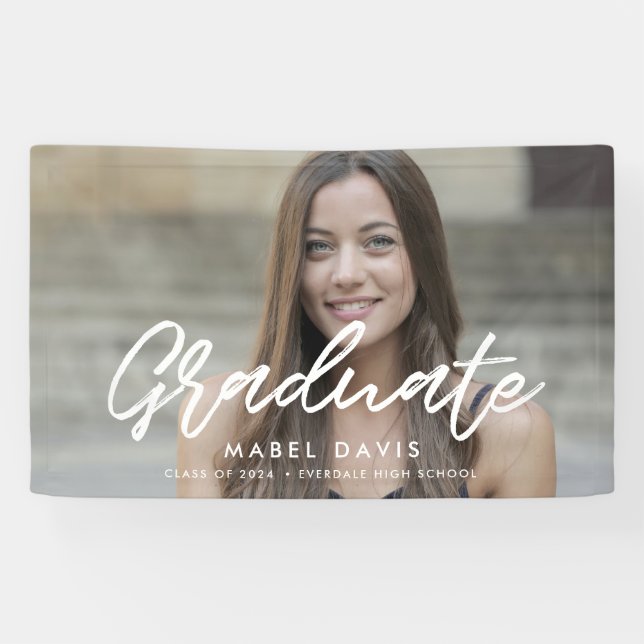 Modern Photo graduation Banner (Horizontal)