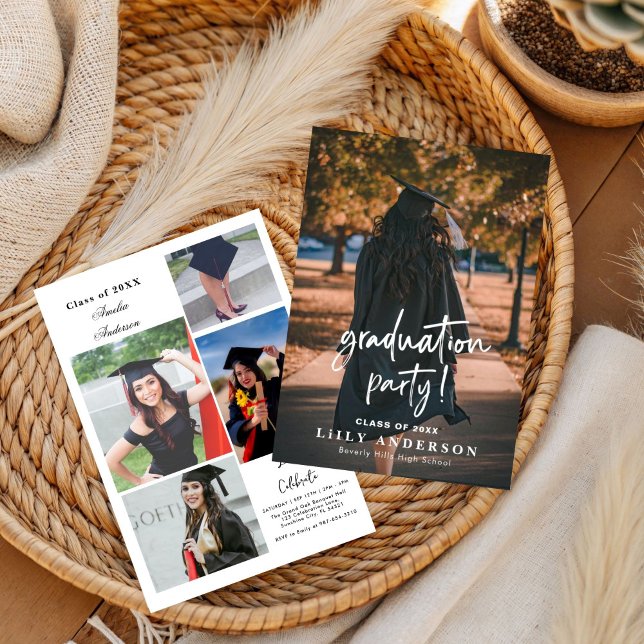 Modern Photo Graduation class of 2026 Invitation (Creator Uploaded)