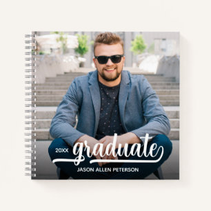 Modern Photo Graduation Guest Book