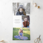 Modern Photo Graduation Tri-Fold Announcement