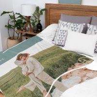 Modern Photo Green Family Lovely Gift