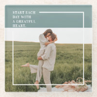 Modern Photo Green Family Lovely Gift