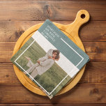 Modern Photo Green Family Lovely Gift Tea Towel<br><div class="desc">Introducing the Modern Photo Green Family Lovely Gift! This gift is a perfect way to capture and celebrate the love and bond within a family, while adding a touch of elegance and modernity to any home decor.The Modern Photo Green Family Lovely Gift is not only a beautiful decorative piece but...</div>