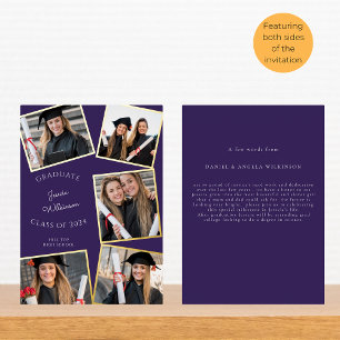 Modern photo high school graduation