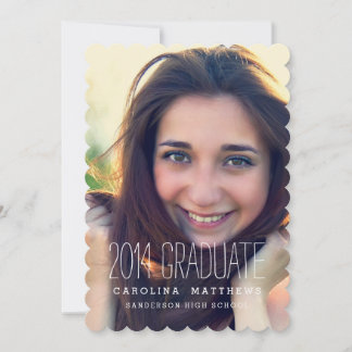 Modern Photo High School Graduation Party Invitation