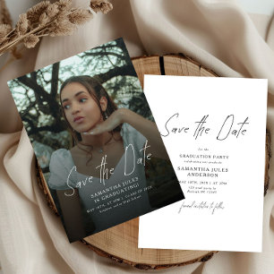 Modern Photo High School Graduation Save The Date
